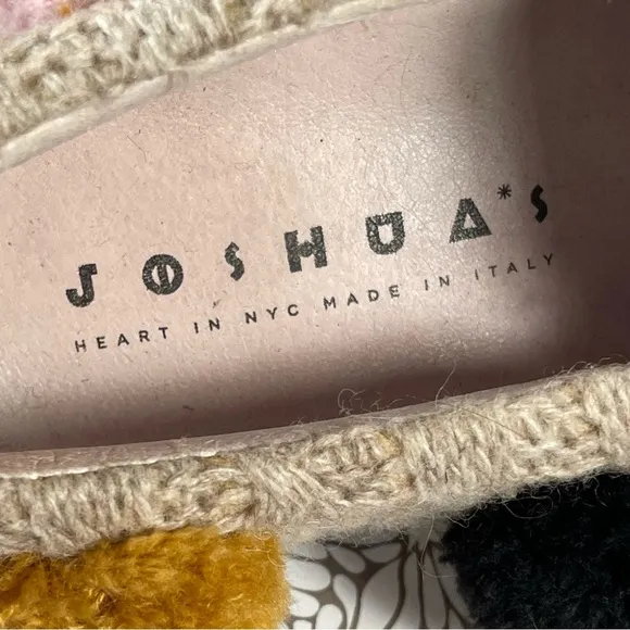 Joshua Sanders tan Wool Blend Pom Pom Slip On Sneakers