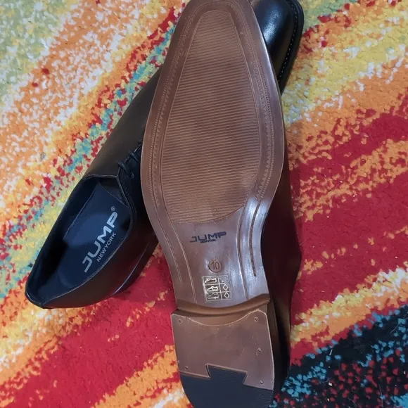 JUMP, Black Men's Dress Shoes