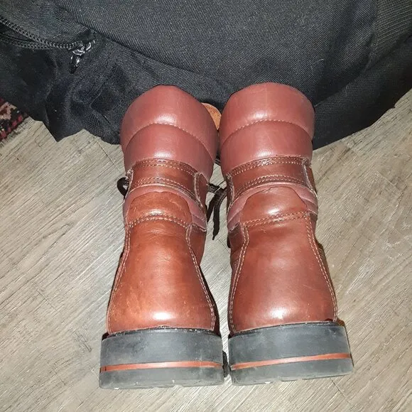 Jump Boots f/ Soldier of Fortune * Size 12E * Brown Leather Upper * Barely Used
