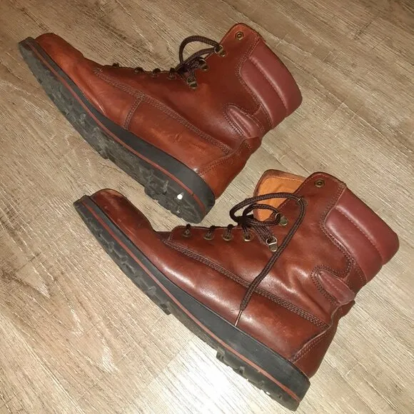 Jump Boots f/ Soldier of Fortune * Size 12E * Brown Leather Upper * Barely Used