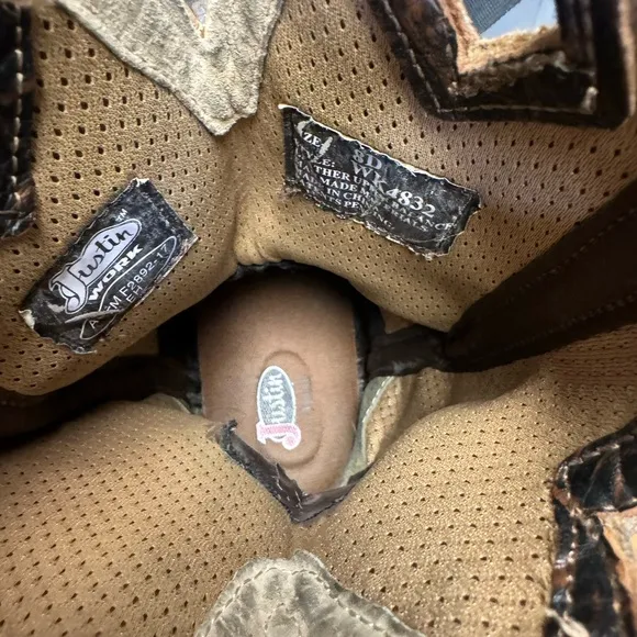 Justin Boots DERRICKMAN 11&quot; COMPOSITE TOE WATERPROOF WORK BOOT