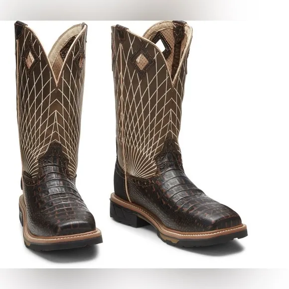 Justin Boots DERRICKMAN 11&quot; COMPOSITE TOE WATERPROOF WORK BOOT