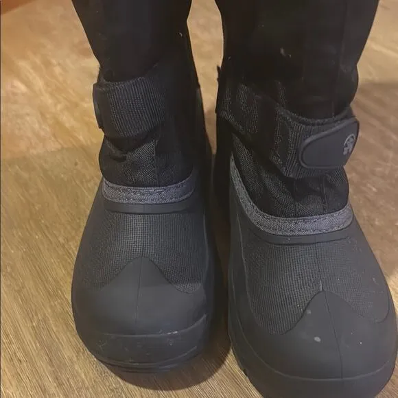 Kamik - Canada Black Winter Snow Boot Sz 5 Removable Wool Liner Unisex