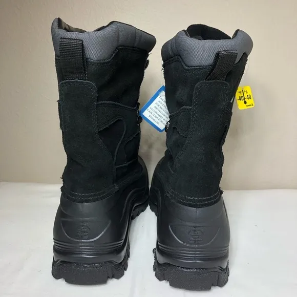 KAMIK INDUSTRIAL Safety Footwear Hard Toe Waterproof Black Winter Mens  Boots 8