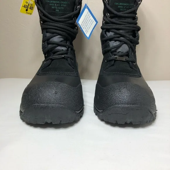 KAMIK INDUSTRIAL Safety Footwear Hard Toe Waterproof Black Winter Mens  Boots 8