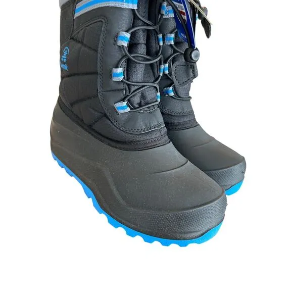 Kamik Maxx Toddler Black Insulated Waterproof Winter Boots SZ 6