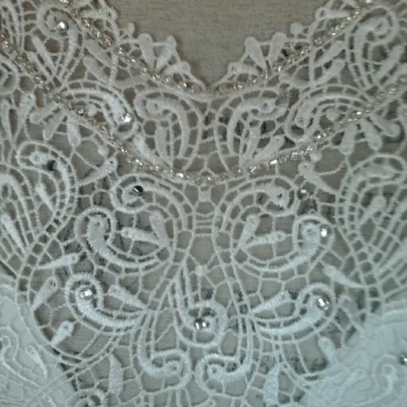 Kate Kasin White Wedding Dress