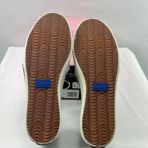 Keds x Kate Spade Double Decker Snakeskin Print Slip-on Sneakers size 6 M