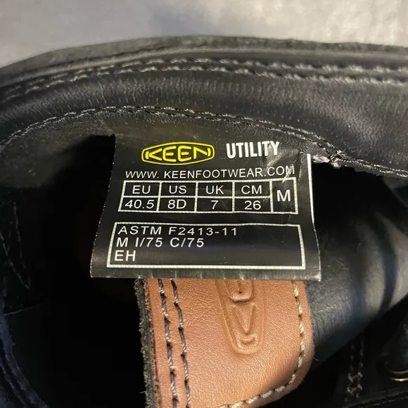 Keen Black Tactical Boots Durable High-Top Design