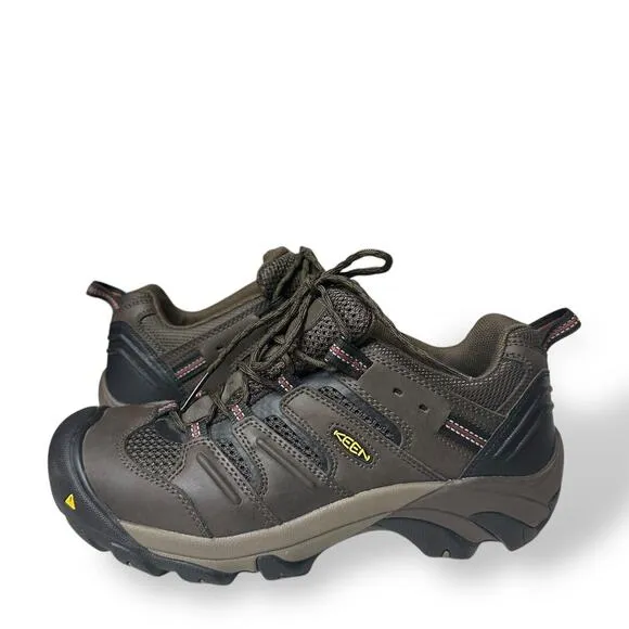 Keen Boots Lansing Low Steel Toe Electrical Hazard Work Shoes Leather Size 9D