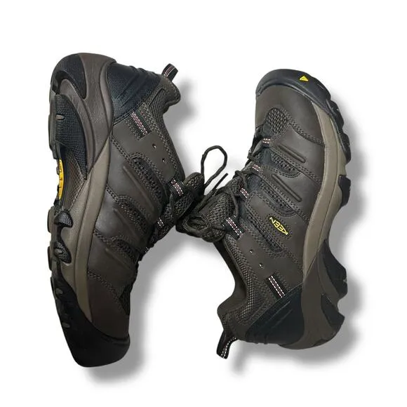 Keen Boots Lansing Low Steel Toe Electrical Hazard Work Shoes Leather Size 9D