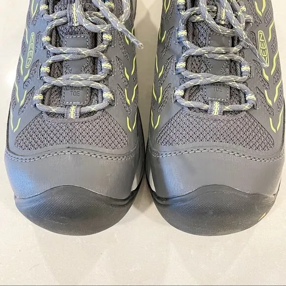 Keen Flint II Sport Utility Shoes Carbon Fiber Toe Magnet Black Women 8.5