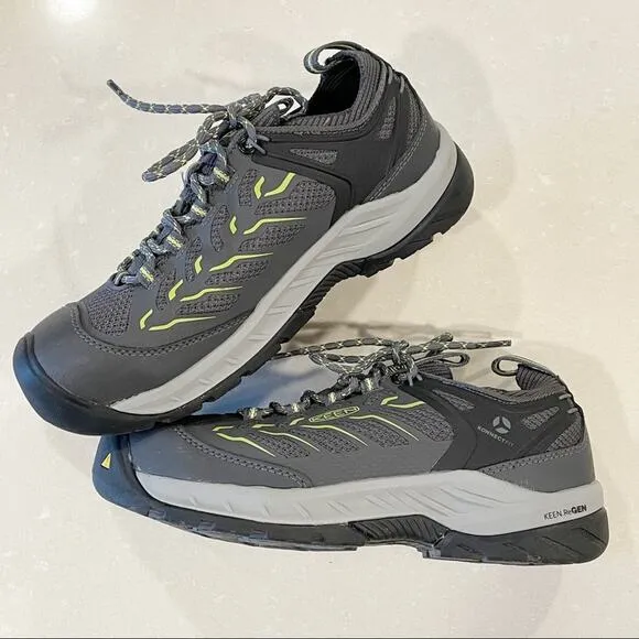 Keen Flint II Sport Utility Shoes Carbon Fiber Toe Magnet Black Women 8.5