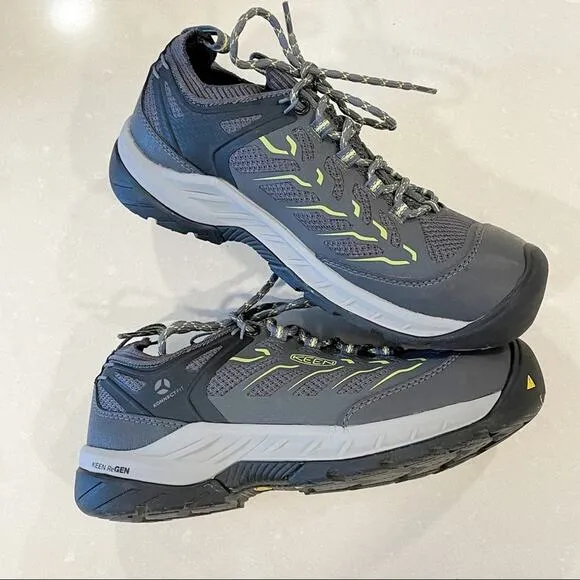 Keen Flint II Sport Utility Shoes Carbon Fiber Toe Magnet Black Women 8.5