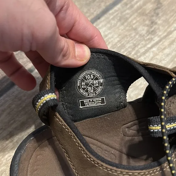Keen Men’s Brown Leather‎ Newport Sandals Sz 10.5