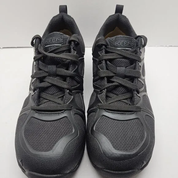 Keen Mens Durham AT ESD Sz 11.5D Black Aluminum Safety Toe Shoes NWOB