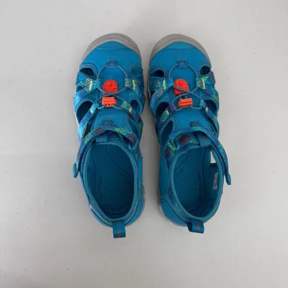 Keen Seacamp CNX Smokey Bear Closed Toe Sandals Shoes 1027422 Girls Youth size 5