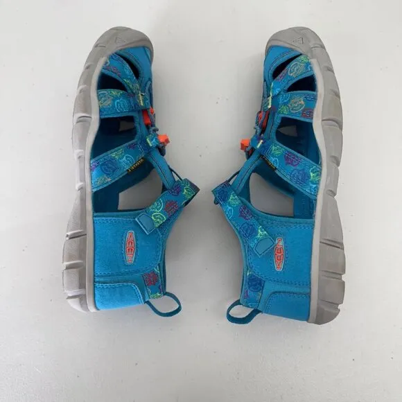 Keen Seacamp CNX Smokey Bear Closed Toe Sandals Shoes 1027422 Girls Youth size 5
