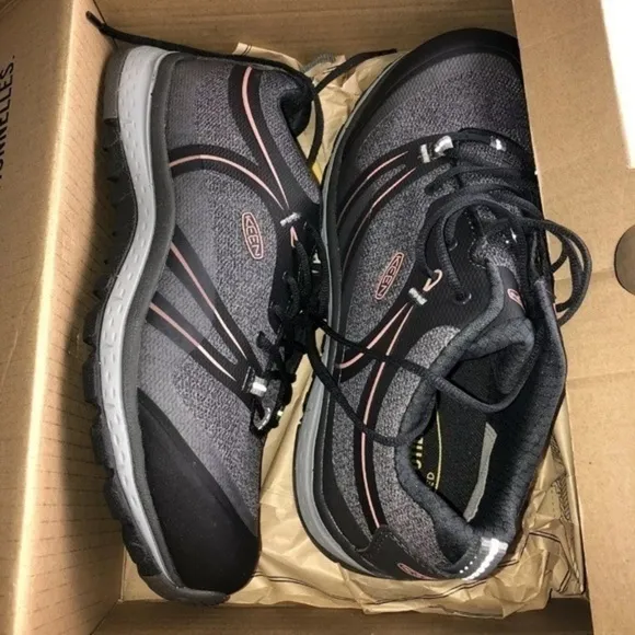 Keen shoes Women’s Gray Black utility Workwear safety toe  shoe Sz 10 NIB