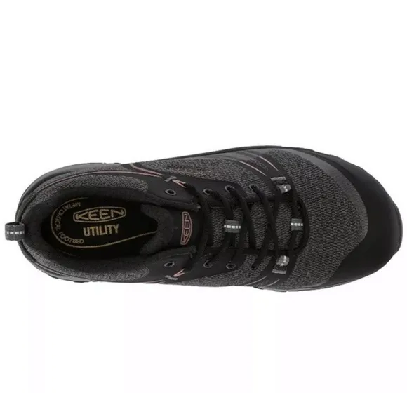 Keen shoes Women’s Gray Black utility Workwear safety toe  shoe Sz 10 NIB