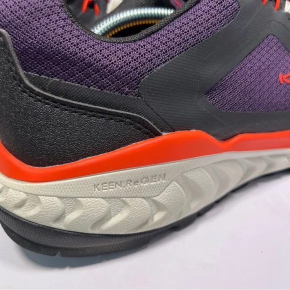 Keen Tempe Men’s Size 12EE Utility Shoes Sweet Grape/Black Safety Toe Work Shoes