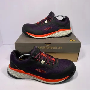 Keen Tempe Men’s Size 12EE Utility Shoes Sweet Grape/Black Safety Toe Work Shoes