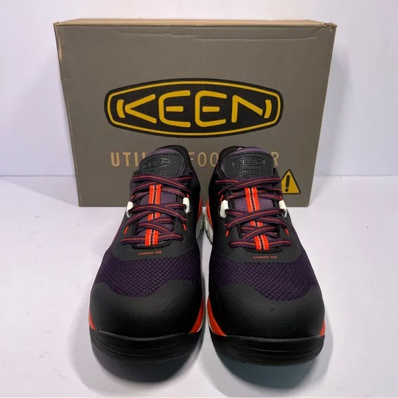 Keen Tempe Men’s Size 12EE Utility Shoes Sweet Grape/Black Safety Toe Work Shoes