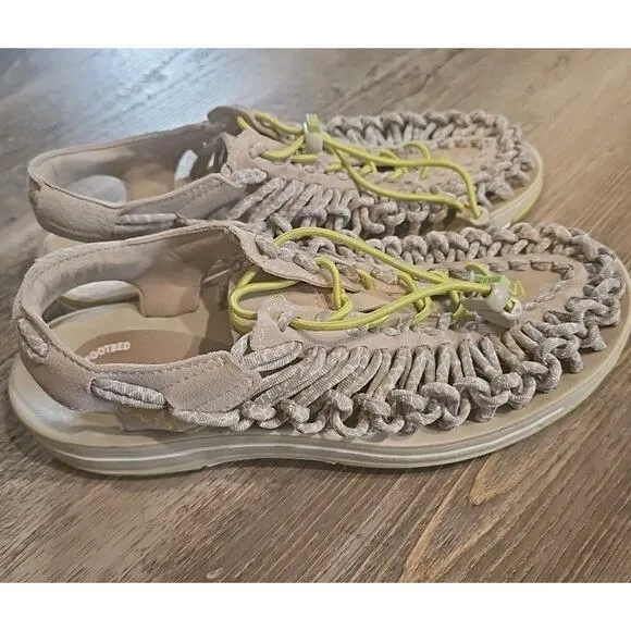 Keen UNEEK Sandals Womens Size 7.5 Woven Paracords Shoes