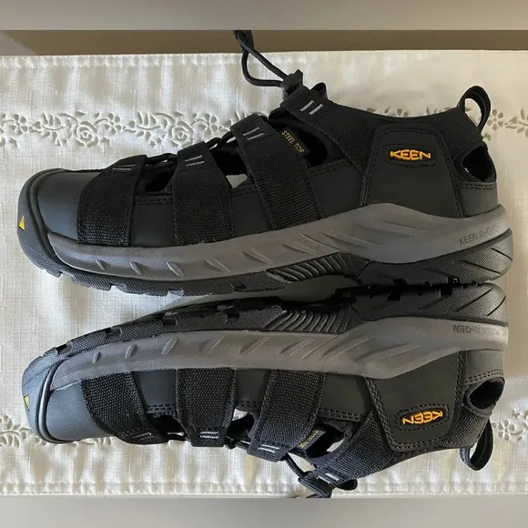 KEEN Utility Atlanta Cool II Steel Toe Work Shoes Size 10