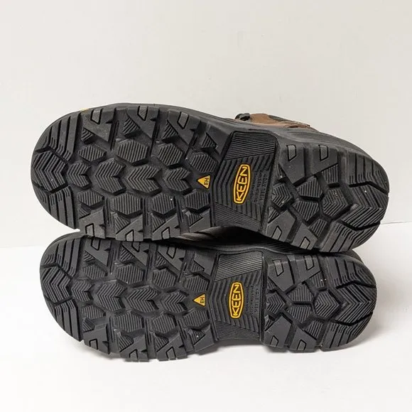 Keen Utility Chicago Composite Toe Work Boots, Brown, Women's 9.5 Wide