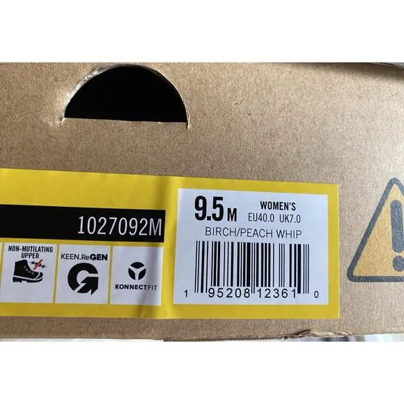 Keen Utility Vista Energy Womens 9.5M Worn Once Composite Toe Safety Work Shoes