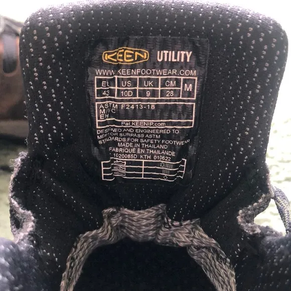 Keen Waterproof Steel Toe Utility Key-Tech Boots. Men’s size 10