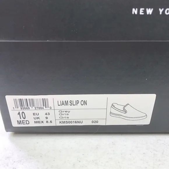 KENNETH Cole Liam Slip On Gray Sneakers