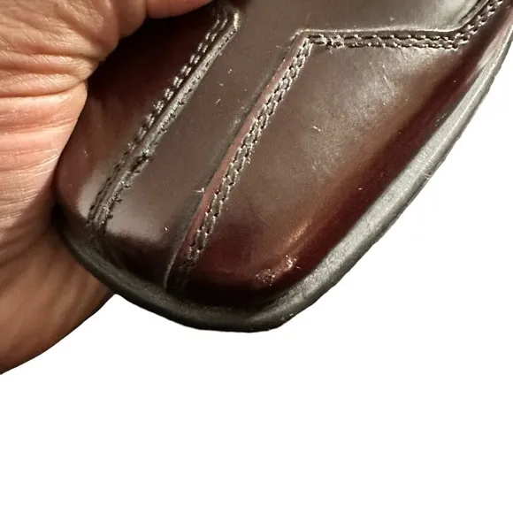 Kenneth Cole made in Italy men's oxford dress shoes brown size  7 1/2