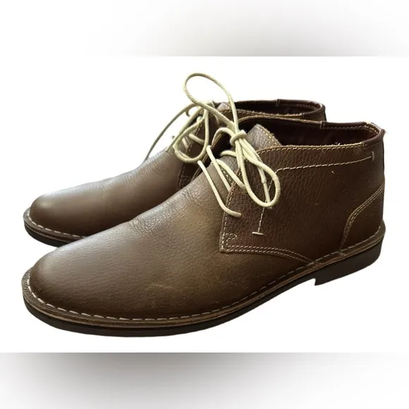 Kenneth Cole Reaction Brown Leather Men’s Dress Shoes 9.5