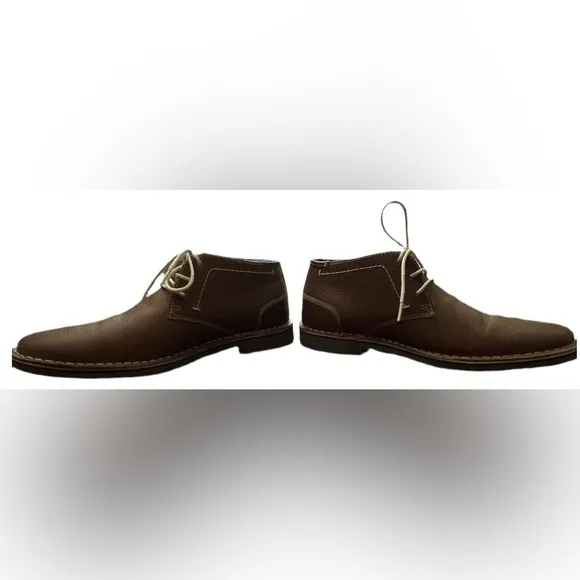 Kenneth Cole Reaction Brown Leather Men’s Dress Shoes 9.5