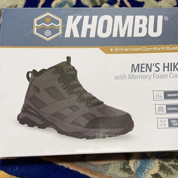 Khombu Luke Men's Athletic Trail Hiker High Top Shoes Size 9