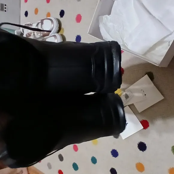Kids Black Boots