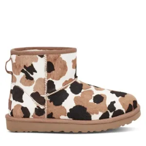 Kids Cow Print Classic Mini Boots