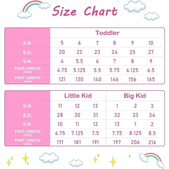 Kids Toddler Rain Boot Pink Gradient Polyvinyl Light Up Waterproof Patterns