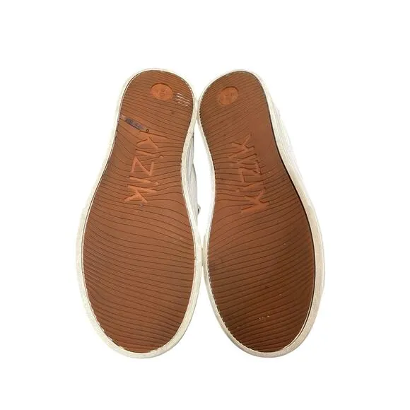 Kizik Irvine Casual Sneakers - Ivory White Men's Size 10 WIDE