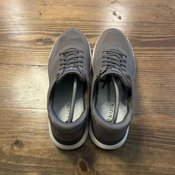 Kizik Lima Mens Size 14 Graphite Brown Hands‎ Free Low Top Casual Shoes Sneakers