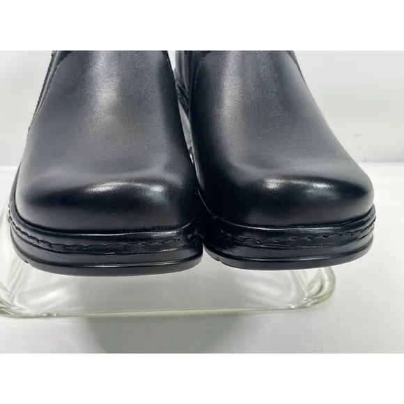 Klogs Footwear NAPLES BLACK SMOOTH 10 W NON SLIP NURSE