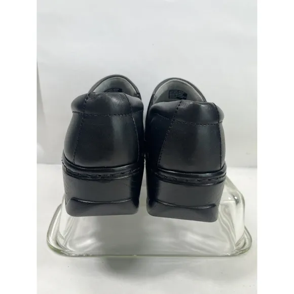 Klogs Footwear NAPLES BLACK SMOOTH 10 W NON SLIP NURSE