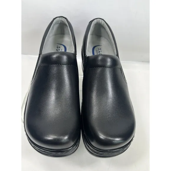 Klogs Footwear NAPLES BLACK SMOOTH 10 W NON SLIP NURSE