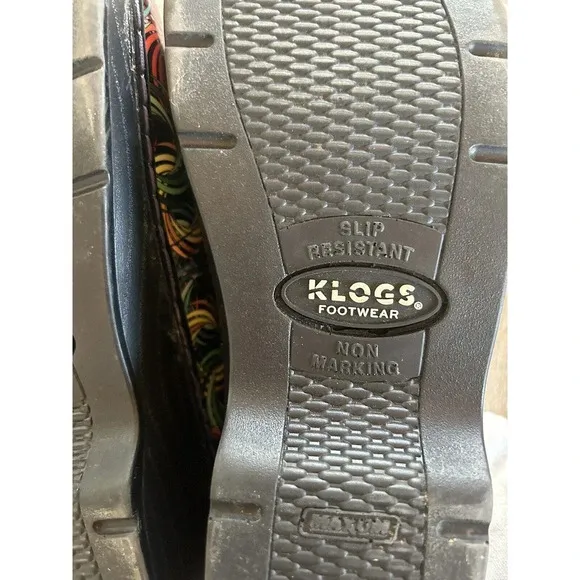Klogs Maxum Multicolored Womens Shoes / Nursing Clogs Size 10M