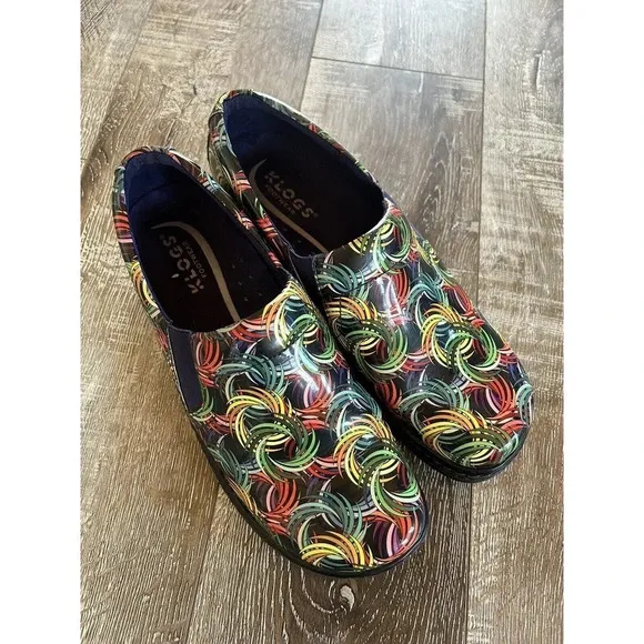 Klogs Maxum Multicolored Womens Shoes / Nursing Clogs Size 10M