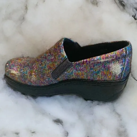 KLOGS Naples Professional Nursing Slip-on Shoes Clogs Pyramid Pattern Size 9.5W