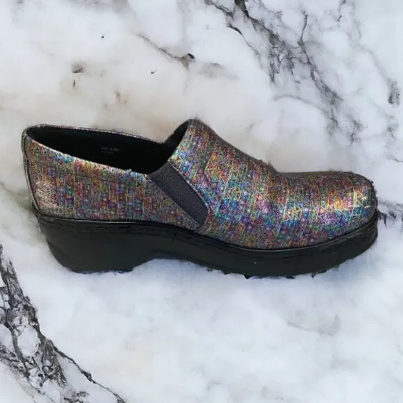KLOGS Naples Professional Nursing Slip-on Shoes Clogs Pyramid Pattern Size 9.5W