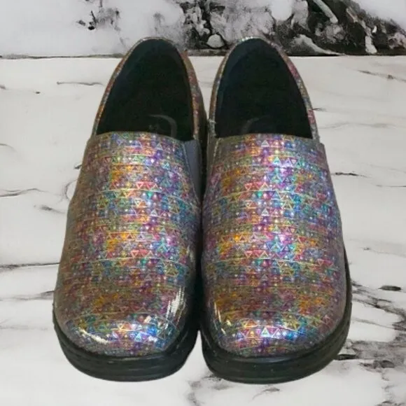 KLOGS Naples Professional Nursing Slip-on Shoes Clogs Pyramid Pattern Size 9.5W